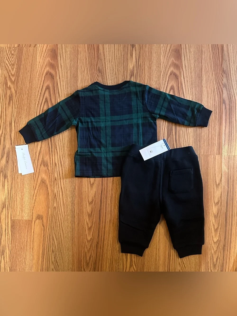 Polo Ralph Lauren Baby Boy Polo Bear Fleece Sweatshirt & Pant Set Size 3M
